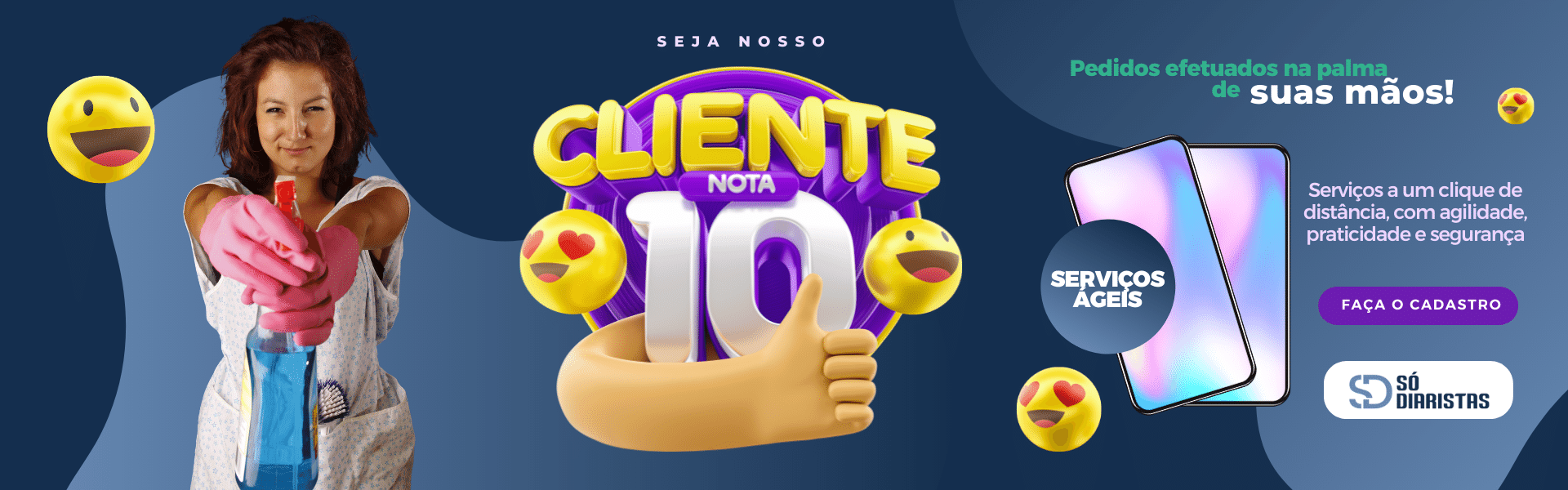 Pedidos efetuados na palma de Pedidos efetuados na palma de